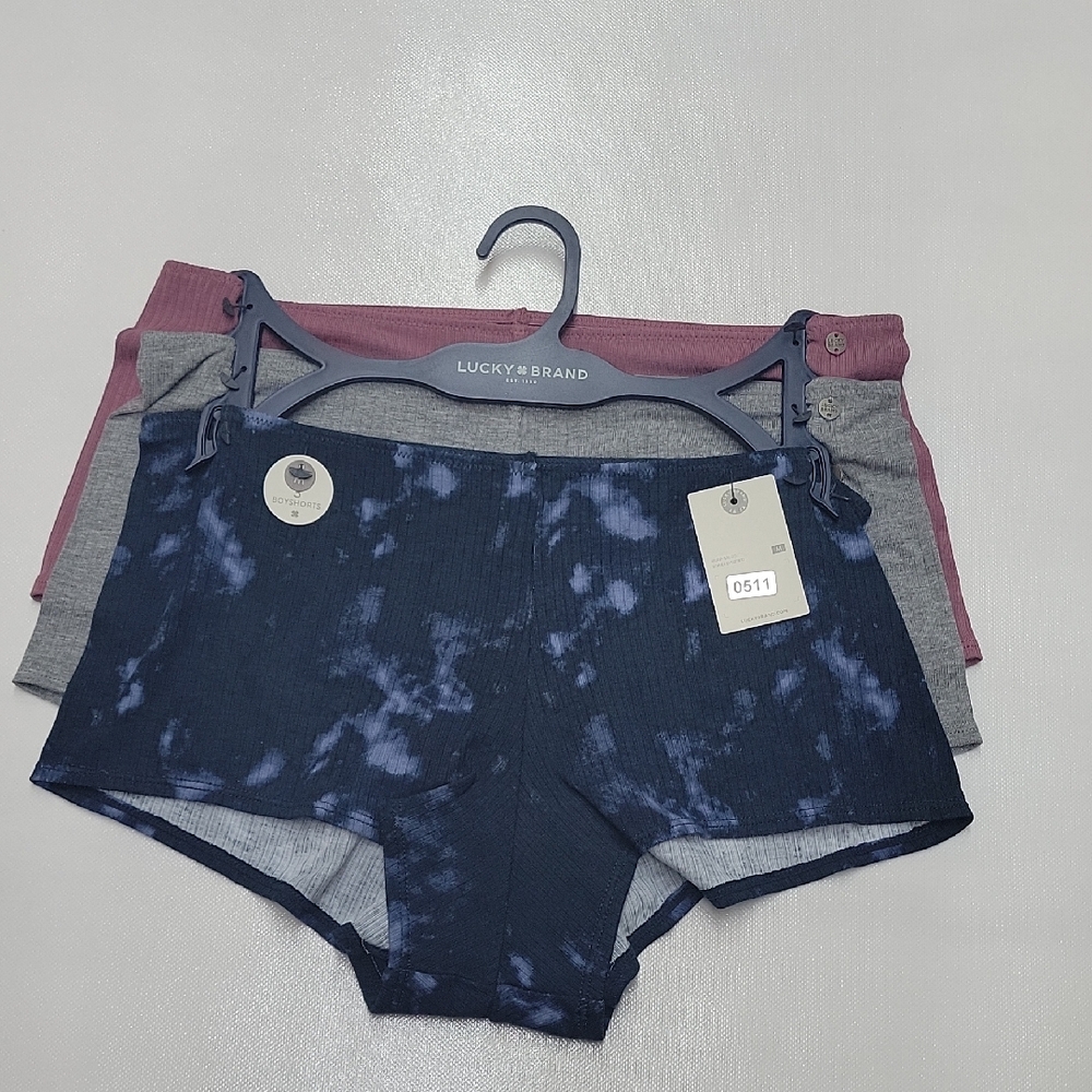 Lucky Brand Women's Underwear Set - Black, Gray, Purple